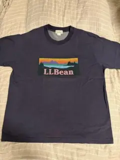 L.L.Bean グラフィックプリント Tシャツ M ネイビー