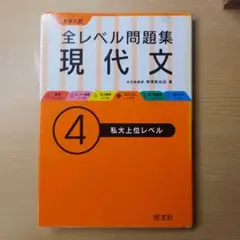 大学入試 全レベル問題集 現代文 4 私大上位レベル