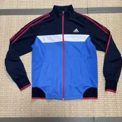 adidas スポーツジャージ 青/黒/白/赤