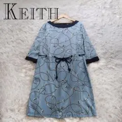 KEITH キース 大きいサイズ ドロスト ワンピース 44 (2XL)