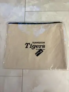 HANSIN Tigers キャンバスフラットポーチ
