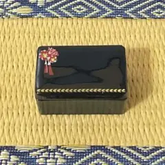 ミニチュア ハンドメイド 漆器風化粧箱 =朱殷=