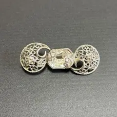 ヴィンテージ ブローチ 透かし