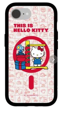 ≪iPhone16e≫ サンリオ MagSafe対応 プランプフレーム　キティ