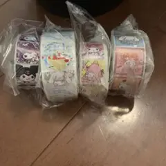 かわいいキャラクターのロールシールご褒美シール4ロールセット