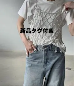chuclla チュクラ　ビーズ キャミビスチェ　新品タグ付き