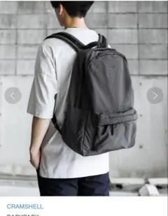 ATTACHMENT CRAMSHELL BACKPACK Black
