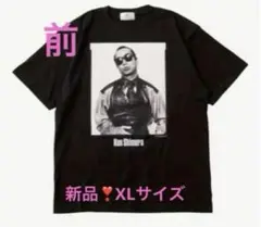 新品！志村けん　KEN SHIMURA⭕️ヴィンテージ黒Tシャツ　男女兼用　XL