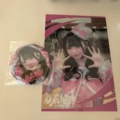 iLife 那蘭のどか ONELiFE! くじ 缶バッジ クリアカード 武道館