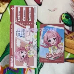 にじさんじ 周央サンゴ まねきねこ チェキ レプリカトラベルチケット