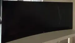 【液晶割れジャンク】LG 34WP60C-B カーブドモニター 本体