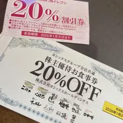 JBイレブン　ヨシックス　20%割引券