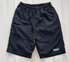 【美品】コールマン　ショートパンツ　ブラック　130cm