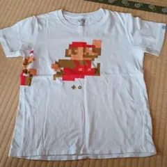 スーパーマリオ ピクセルアート Tシャツ 120