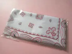 ペイズリー　ポリエステル　スカーフ　　　　　　　　　　　ノーブランド　(中古品)