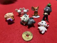 アニメキャラクター ミニチュアフィギュアセット 6体