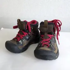 ⭐️KEEN キッズ ⭐️トレッキングシューズ　16cm ブラウン/レッド