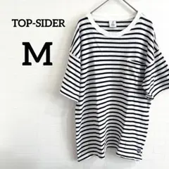 TOP-SIDER 【M】トップサイダー ボーダー Tシャツ