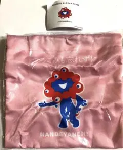 万博　EXPO2025 ミャクミャク　ミニ巾着　ピンク