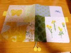 ミナ ペルホネン 生地ハンドメイド ほぼ日手帳カバー 布カバー A5