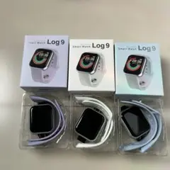 Smart Watch Log 9 スマートウォッチ 3色セット
