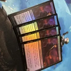 復讐に燃えた血術師　EN 4枚　foil
