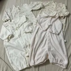 ロンパース・カバーオール　4枚セット50-60