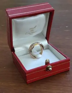 Cartier カルティエ トリニティリング sm K18 サイズ48(8号)