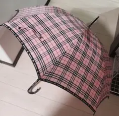 レア★Burberry ピンクチェック 長傘