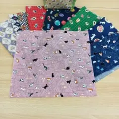 ★A698★ カットクロス/プリント生地/国産/25cm×25cm/10点
