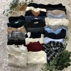 レディース27点まとめ売り 秋物 冬物 ブランド服 可愛い系 Lサイズ