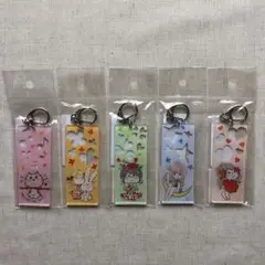水森亜士　アクリルキーホルダー　5つ