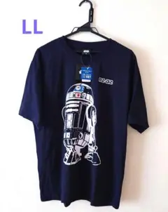 【21時までセール】スターウォーズR2-D2 Tシャツ ネイビーLL新品未使用