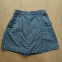ユニクロキッズ♡女の子用シャンブレーミニスコート