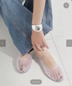 ANCIENT GREEK SANDALS JELLI IRO ホワイト38