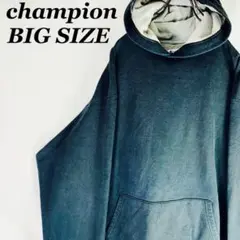 【USA古着】チャンピオンchampion スウェットパーカー黒ビックサイズXL