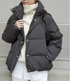 Deuxieme Classe Short ダウン ジャケット ブラック
