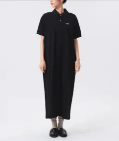 LACOSTE × BEAMS BOY ポロシャツワンピース　 ロング丈