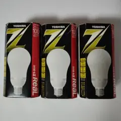 TOSHIBA Z Real 白熱電球 EFA25SEL/21-R ３個セット