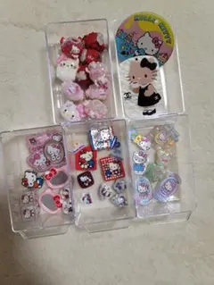 サンリオ　ハローキティ ビーズ　セット　アクリル　手書きビーズ　ペイントビーズ