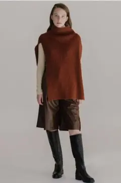 MIJEONGPARK ミジョンパーク ニットベスト ポンチョ