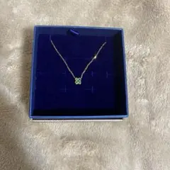 値下げ ジュエリーツツミ K10YGエメラルドプチネックレス