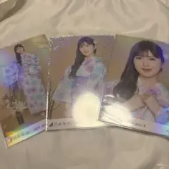 乃木坂46 小川彩 浴衣 生写真 3種コンプ