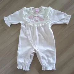 baby kittyフリル付きロンパース 70cm