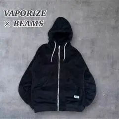 【VAPORIZE × BEAMS 】ジップアップパーカー ブラック