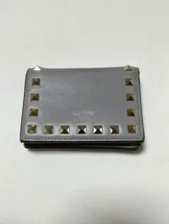 valentino 二つ折り 財布 グレー ヴァレンティノ