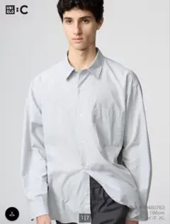 UNIQLO 長袖シャツ L グリーン