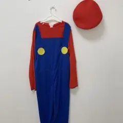 マリオ風コスチューム 仮装 ハロウィン イベント キャップセット 子供服