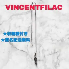 【美品】収納袋付き⭐︎VINCENTFILAC シルバー　ペンダント ネックレス
