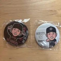 オリックス　石川亮　缶バッチ